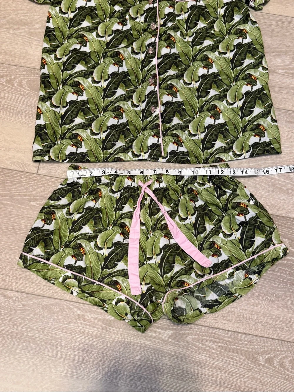 Sant and Abel Sant & Abel Martinique Banana Leaf Print Pajamas - Picture 6 of 8